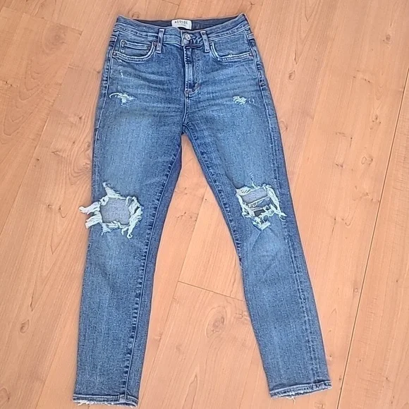 Agolde Sophie High Rise Crop - Picture 4 of 16